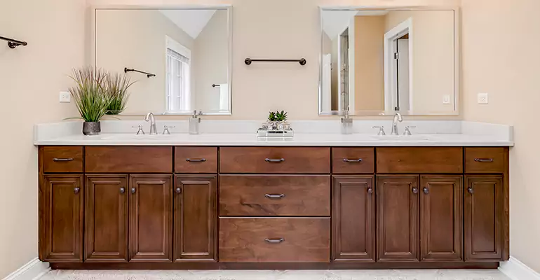 Bathroom Cabinet Renovation in Bear Creek
