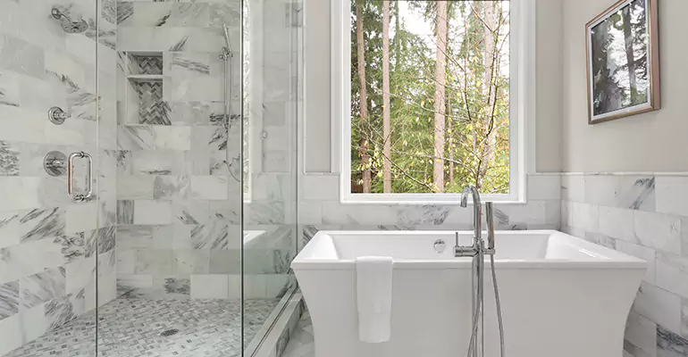 Bathtub to Tile Shower Conversion in Bear Creek